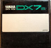 Yamaha DX7s factory supplied ROM cartridge
